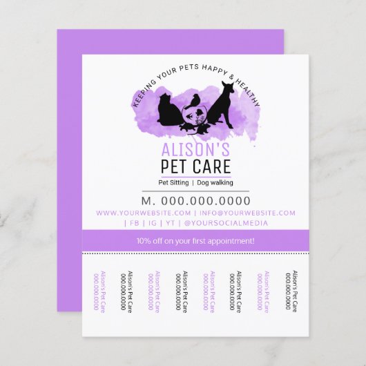 Dierenopvang / Zitdiensten / Dod Walking (Voorkant / Achterkant)