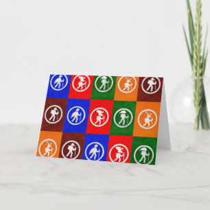 Dierenpad Markeringen Wenskaart Kaart