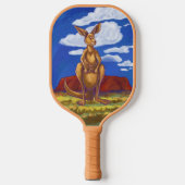Dierenparade Kangaroo Pickleball Paddle (Voorkant)