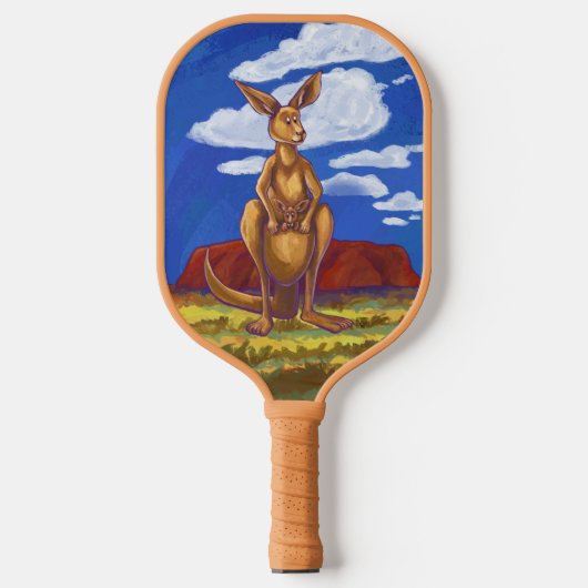 Dierenparade Kangaroo Pickleball Paddle (Voorkant)