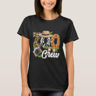 Dierenpark Crew Safari Dieren Wilde Dieren Wild Ve T-shirt