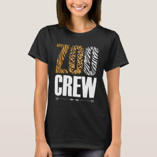 Dierenpark Crew Safari Dierkundige Dieren T-shirt