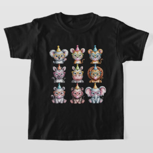 Dierenpark Dieren Wilde Dieren Verjaardagsfeest Di T-shirt