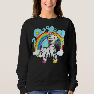 Dierenpark Regenboog Zebracorn Fantasie Eenhoorn Z Trui