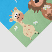 Dierenpark Verjaardagsfeestje Tissuepapier (Detail)