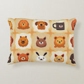 dierenpatroonkussen accent kussen (Achterkant)