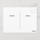 Dierenpeuterschool foto Afstuderen Dank u Briefkaart (Achterkant)