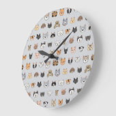 Dierenplezier: Katten Honden Doodle Mix Grote Klok (Hoek)