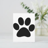 Dierenpoot Briefkaart (Staand voorkant)