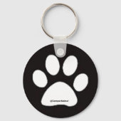Dierenpootafdruk Sleutelhanger (Achterkant)