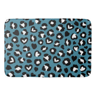 Dierenprint, Blauwe luipaard, Cheetah Spots, Harte Badmat