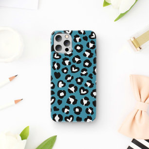 Dierenprint, Blauwe luipaard, Cheetah Spots, Harte iPhone 11 Hoesje