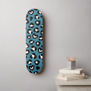 Dierenprint, Blauwe luipaard, Cheetah Spots, Harte Skateboard