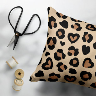 Dierenprint, Bruine luipaard, Cheetah Spots, Harte Accent Kussen