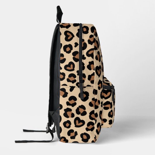 Dierenprint, Bruine luipaard, Cheetah Spots, Harte Bedrukte Rugzak (Links)