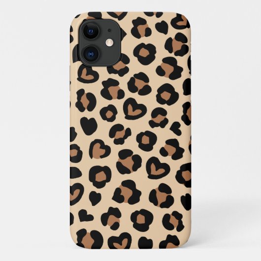 Dierenprint, Bruine luipaard, Cheetah Spots, Harte Case-Mate iPhone Case (Achterkant)