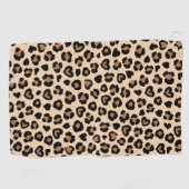 Dierenprint, Bruine luipaard, Cheetah Spots, Harte Golfhanddoek (Horizontaal)