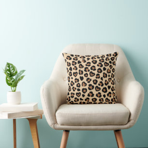 Dierenprint, Bruine luipaard, Cheetah Spots, Harte Kussen