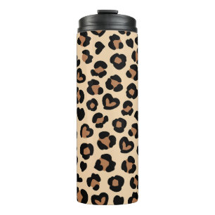 Dierenprint, Bruine luipaard, Cheetah Spots, Harte Thermosbeker