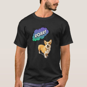 Dierenprint Brul Met Cute Corgi Hond T-shirt