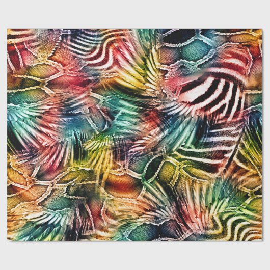 Dierenprint Cadeaupapier (Vlak)