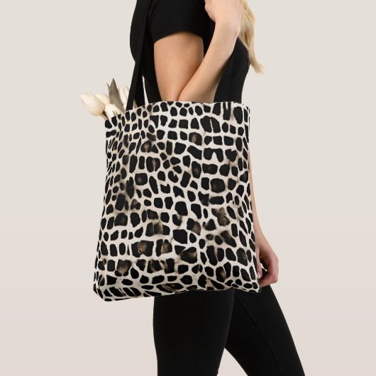Dierenprint - Canvas tas (Dichtbij)