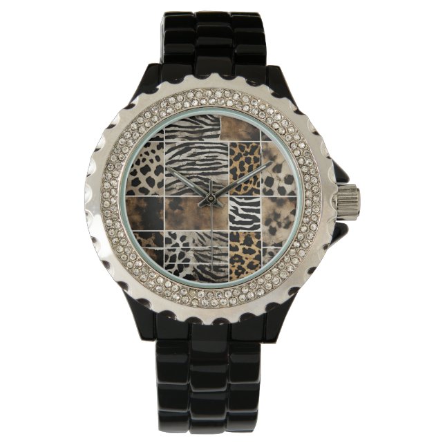 Dierenprint - eWatch Horloge (Voorkant)