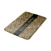 Dierenprint Faux Gold Black Badmat (Gekanteld)