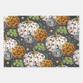 Dierenprint Herfst Pompoenen Inpakpapier Vel (Voorkant 2)