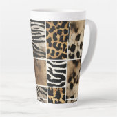 Dierenprint - Latte Mok (Rechterhoek)