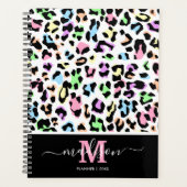 Dierenprint Leopard Chic Monogram 2026 Planner (Voorkant)
