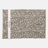 Dierenprint Luipaard naam Chique Home Decor Theedoek (Horizontaal)