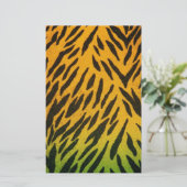 dierenprint met twee tonen briefpapier (Staand voorkant)