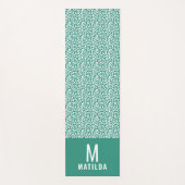 Dierenprint modern kleurrijk yogamat (Voorkant)