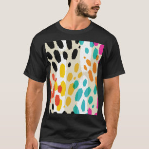 Dierenprint naadloos patroon t-shirt