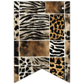 Dierenprint - Party Bunting Banner (Eerste vlag)