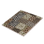 Dierenprint Patchwork Tegeltje (Zijkant)
