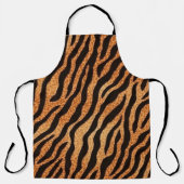 Dierenprint Tijger Stripes Patroon Drank Schort (Voorkant)