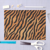 Dierenprint Tijger Stripes Patroon Drank Tissuepapier (Craft)