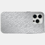 Dierenprint Zilveren Glitter Glam Case-Mate iPhone Case (Achterkant (horizontaal))