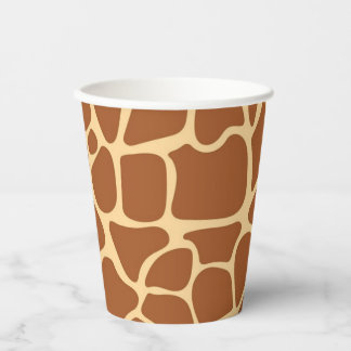 Dierenprintpatroon Papieren Bekers