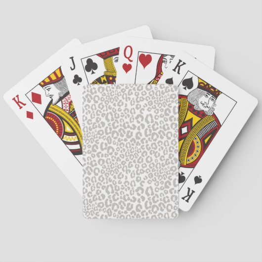 Dierenprintpatroon Pokerkaarten (Achterkant)