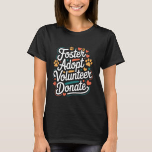 Dierenrechten Redding Kat Hond Adoptie Redding Kat T-shirt