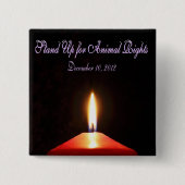 Dierenrechtendag Button (Voorkant)