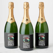Dierenredder Hond Redding Sparkling Wijnetiket (Flessen)