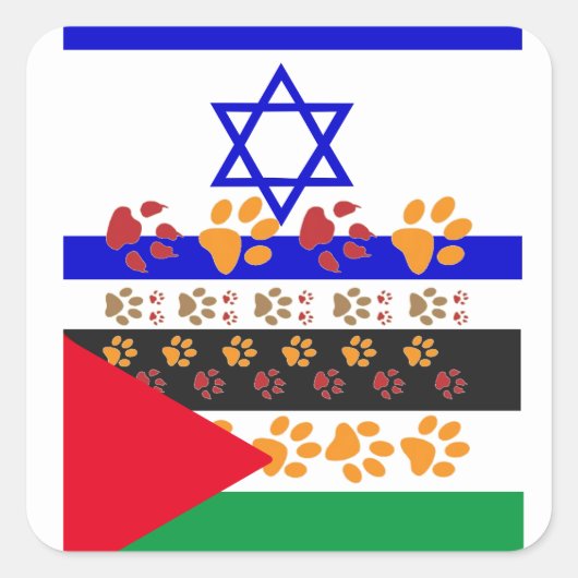 Dierenredding 3.5"x 5" vierkante sticker (Voorkant)