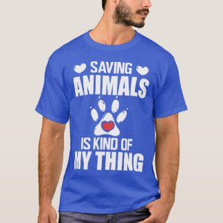 Dierenredding Dieren redden is een beetje mijn din T-shirt