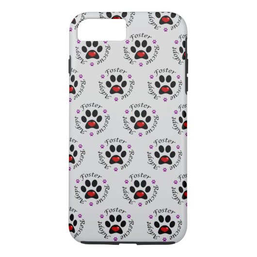 Dierenredding iPhone 7 plus zwaar Hoesje (Achterkant)