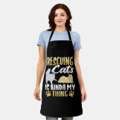 Dierenredding Kat Redding Kat Redder Schort (Gedragen)