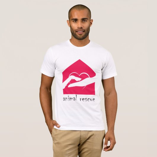 dierenredding t-shirt (Voorkant volledig)